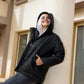 The dotted puffer in black
