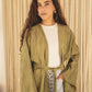 Crushed kimono in mint