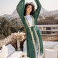 Leading lady stars kaftan in green