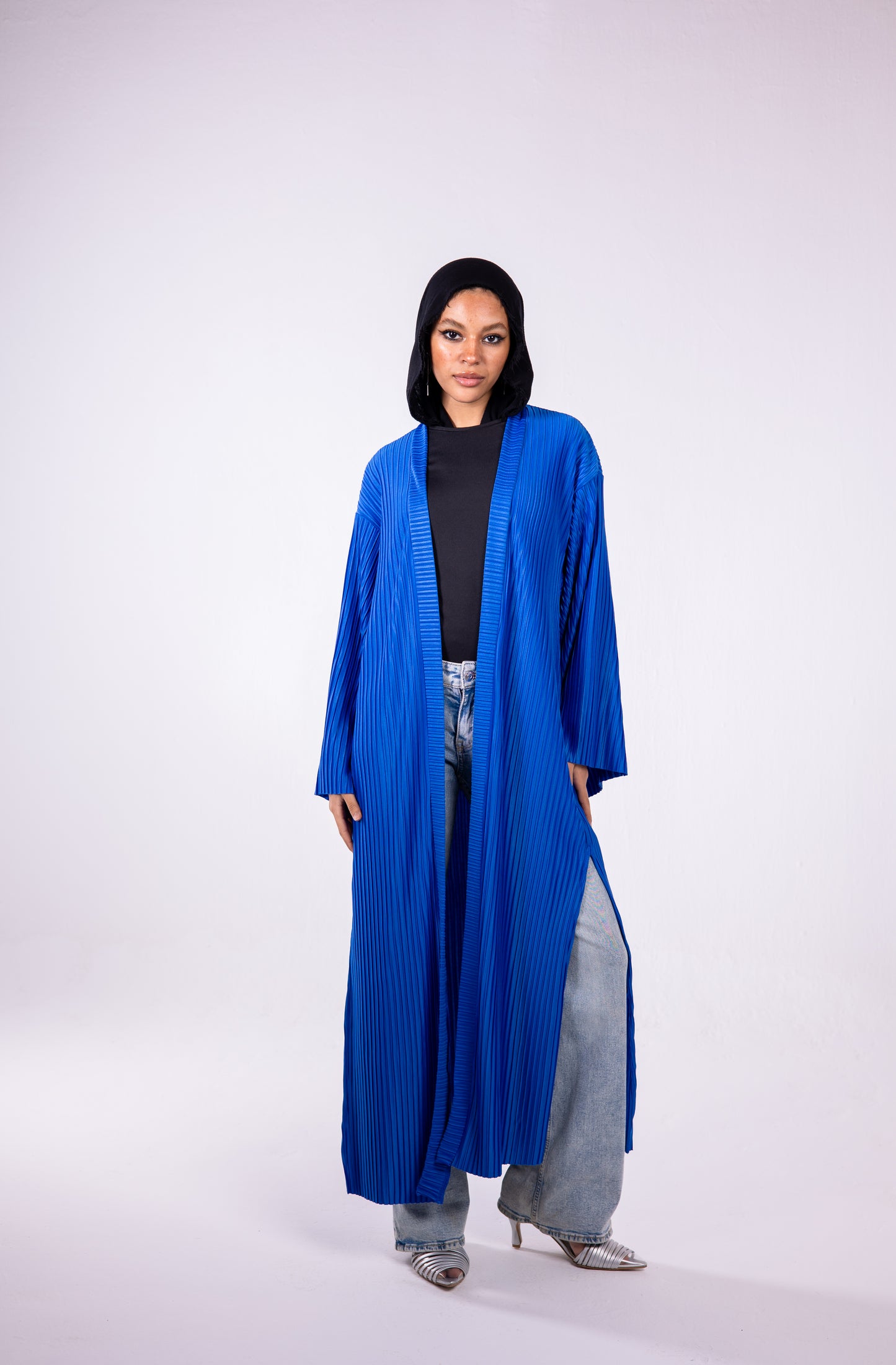 Dress me kimono in royal blue