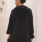 Core Zip breezy top in black
