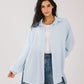 Airy chemise in baby blue