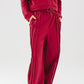 Tracksuit in maroon