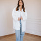 Bubble jacket in white