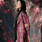 Shimmer blazer set in light purple