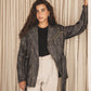 Zips&denim jacket in washed black