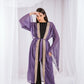 Dotted kaftan in purple