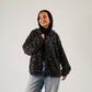 Sequin Statement Jacket in black