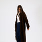 Free Spirit Fringe Cardigan in brown