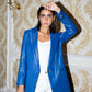 Rosa blazer in royal blue