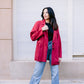 Linea blazer in maroon
