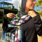 The floral scarf