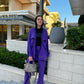 Zipper set in purple