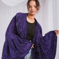 Urth kaftan in purple