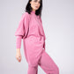 Velvet set in pink