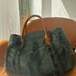 Maison Fringes bag in Olive