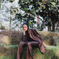 Shimmer blazer set in chamagne