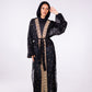 The crescent kaftan in black