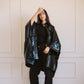 Waterproof coat in black