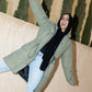 3D puffer in olive