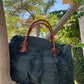Maison Fringes bag in Olive