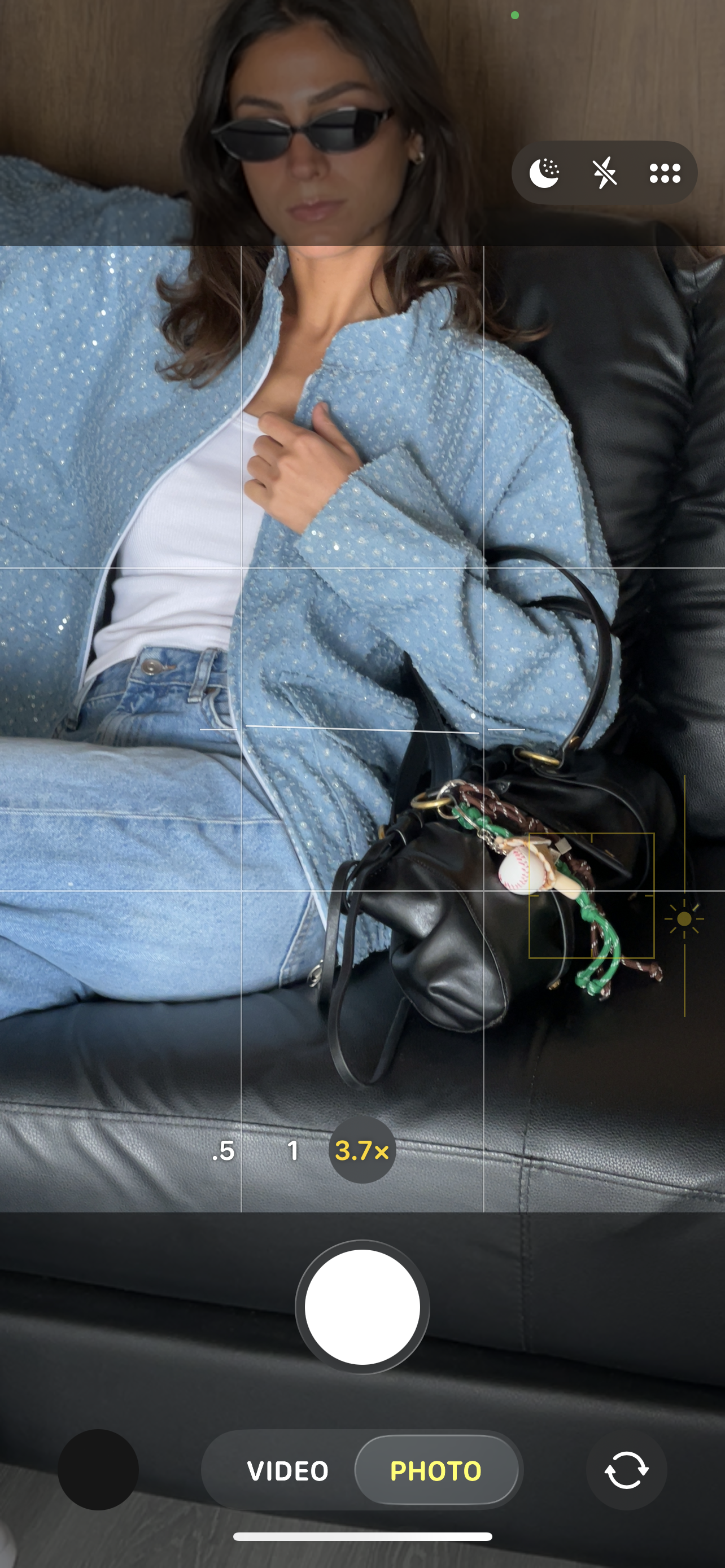 Sparkly bomber jacket