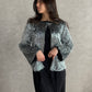 Beaded Shimmer Blazer in silver