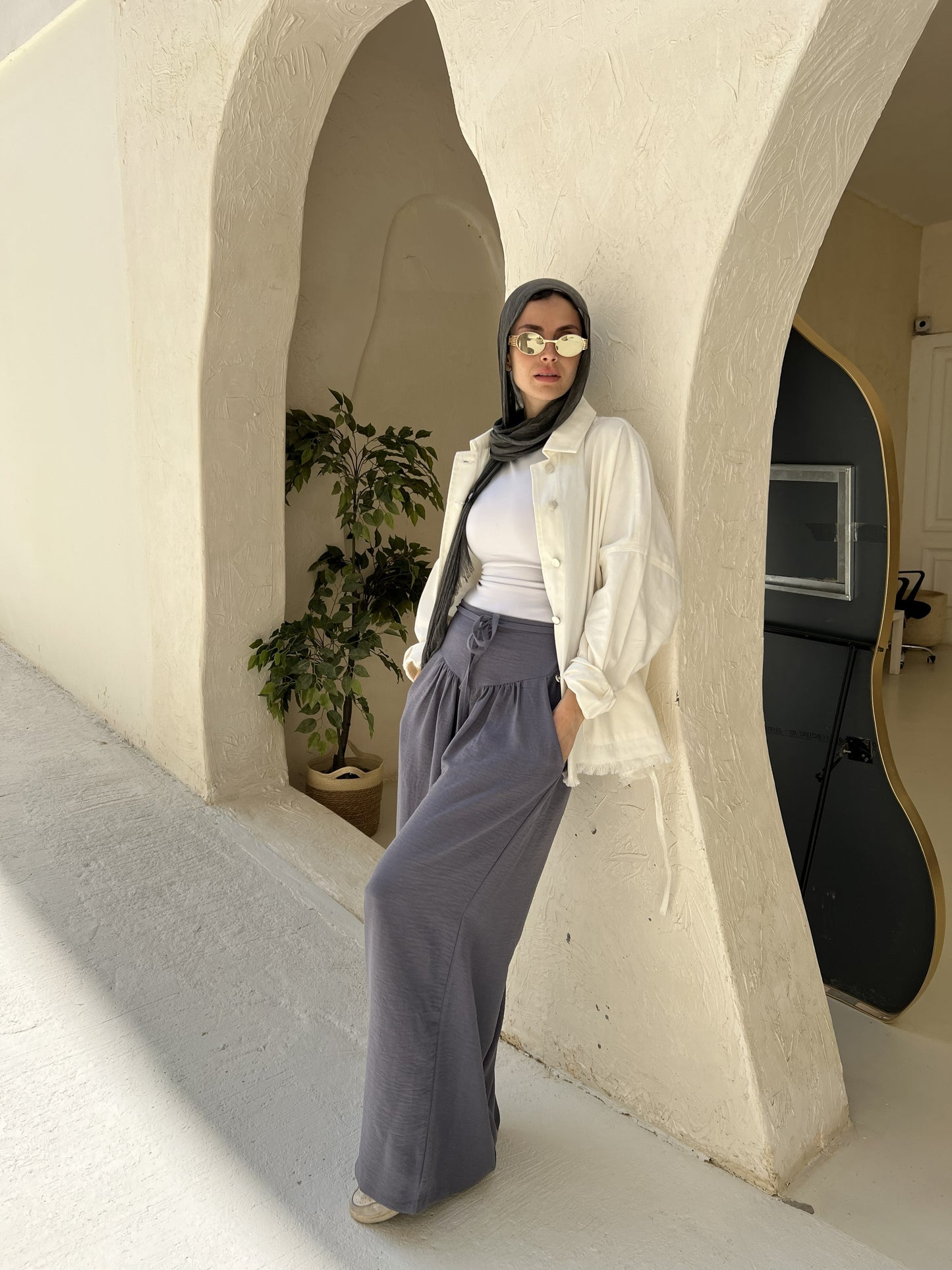 Snatched waist in Grey