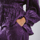 Crushed Set in Purple