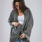 Fringes Cardigan in Grey
