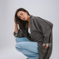 Fringes Cardigan in Grey
