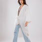 Fringes Cardigan in white