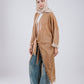 Fringes Cardigan in Cafe