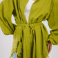 Kokta chemise in lime green