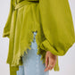 Kokta chemise in lime green
