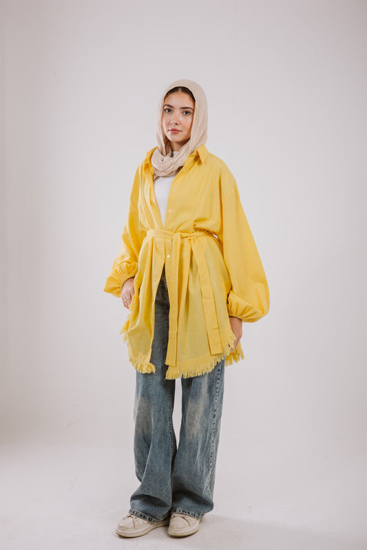 Kokta chemise in bright yellow