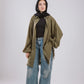 Kokta chemise in olive