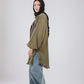 Kokta chemise in olive