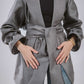The Dazzling Blazer in Silver