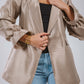 The Dazzling Blazer in Beige