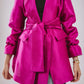 The Dazzling Blazer in Fushia