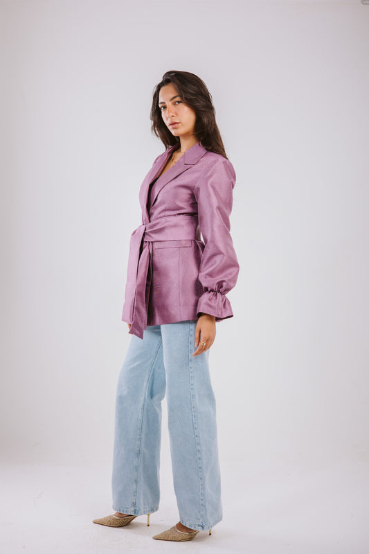 The Dazzling Blazer in Light Purple