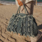 Maison Fringes Denim bag