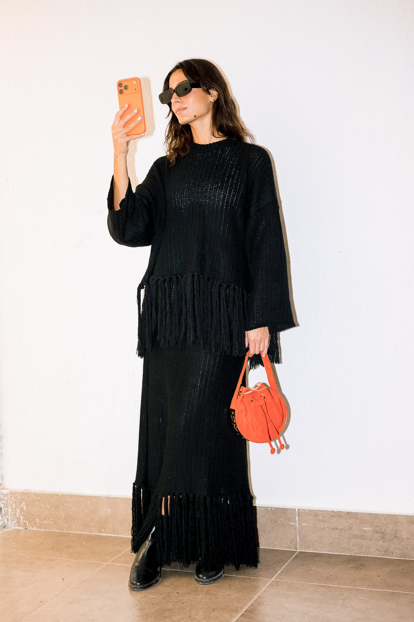 Tassel Flow set in Black (Pre order)