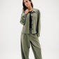 Soft Drape set in Olive
