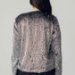 Beaded Shimmer Blazer in silver
