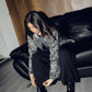 Beaded Shimmer Blazer in silver
