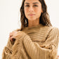 Layered Fringe Knit in Mocha