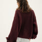 Floral Cardigan in Burgundy    (   pre order  )