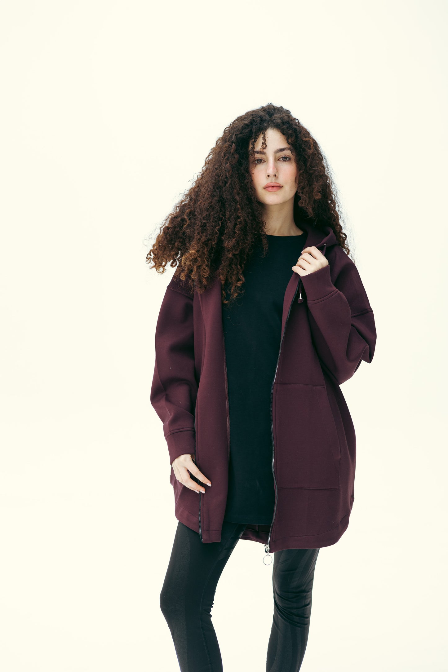 Comfort Core Hoodie in burgundy